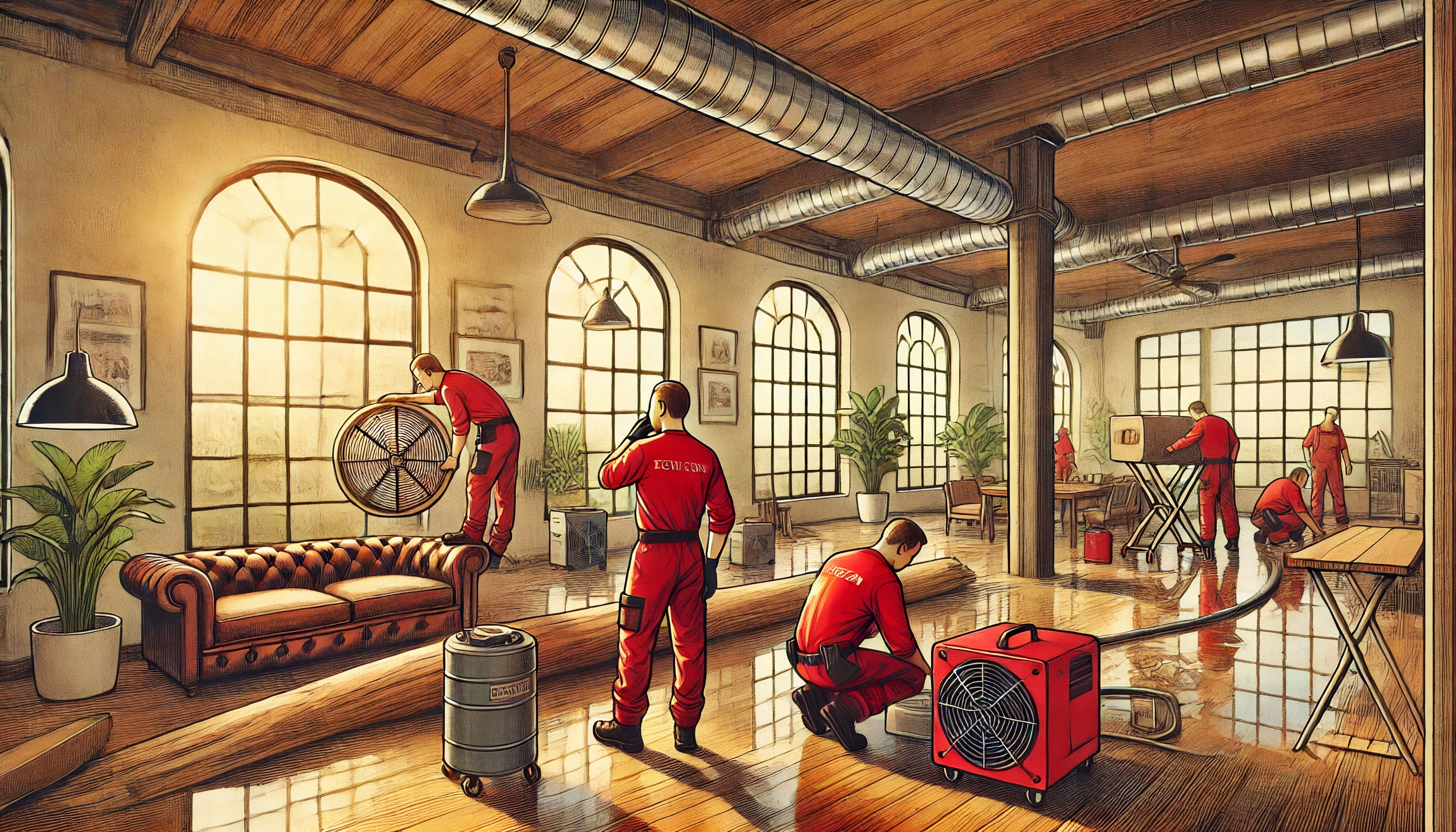 Structural drying equipment